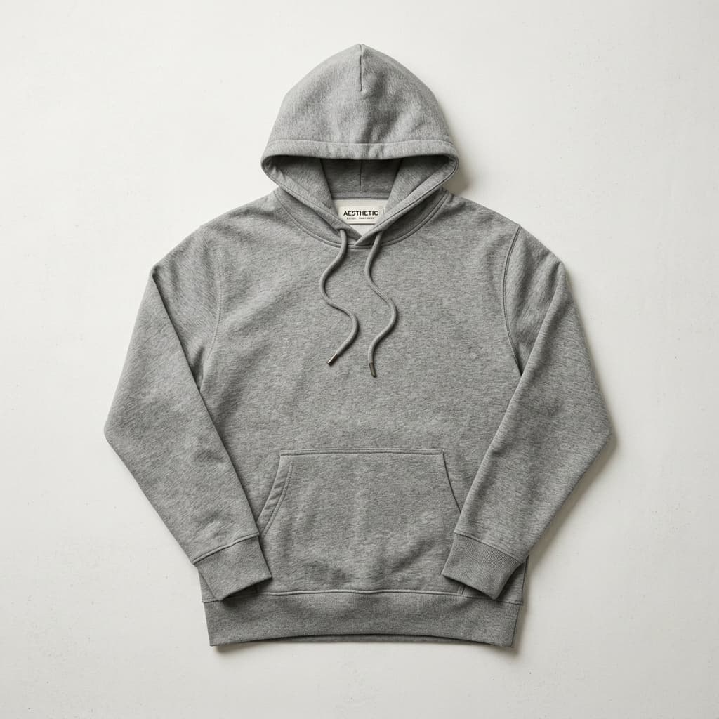 Heavyweight Hoodie / Heather Grey