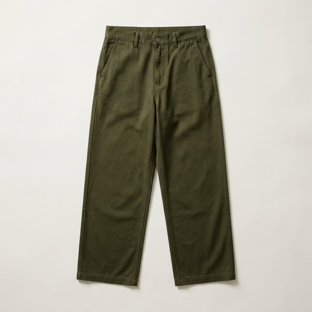 Everyday Wide-Leg Pants / Olive